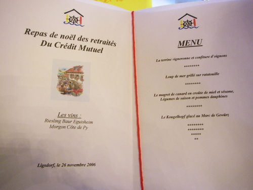 Au menu